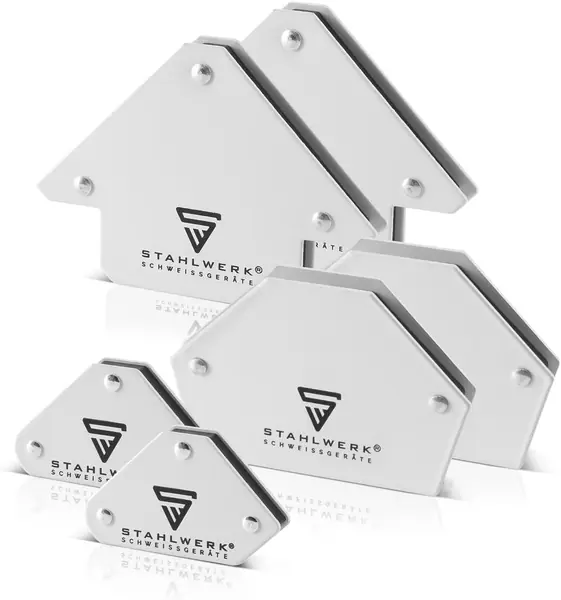 STAHLWERK6er Set Schweißmagnete 4 x 11,3 kg und